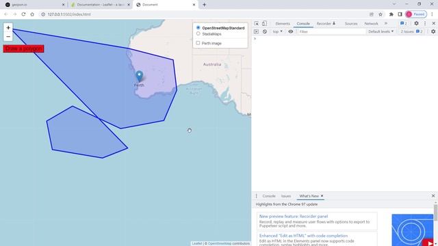 Leaflet (Leaflet js) and GeoDjango Tutorial #20 - Drawing polygon dynamically (part 3) смотреть онлайн