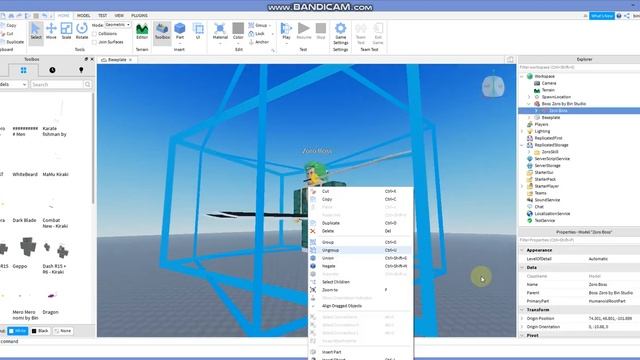 How to make boss Zoro in Roblox Studio -Bin Studio- смотреть онлайн