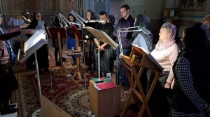 Ектения великопостная "Кирие Элейсон..." (Греческая - автор неизвестен). Регент Екатерина Артюхова.