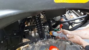 Stels Leopard. Замена масла в редукторе.