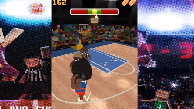 Blocky Basketball Endless Arcarde Dunker Playthrough HD - 250+ Score! смотреть онлайн