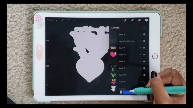 ? how i outline stickers with procreate | for physical stickers + goodnotes смотреть онлайн