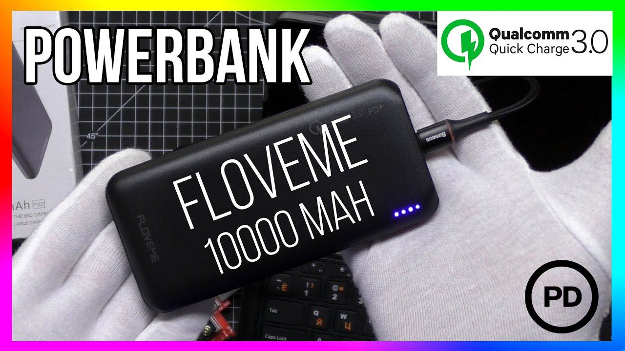 POWERBANK FLOVEME PD QC3.0 НА 10000 мАч смотреть онлайн