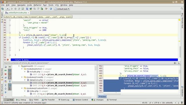 step-by-step: Watch me create a module to notify admins about new items смотреть онлайн
