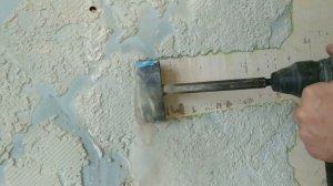 Снимаем старую краску,штукатурку,набел. Как снять набел, быстрый способ.