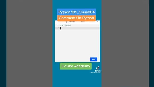 Python tutorial for beginners. Python 101,Class004. Powered by E-cube Academy. смотреть онлайн