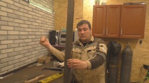 Как просто сварить, удлинить,  профильный столб для забора. Самый простой вариант!