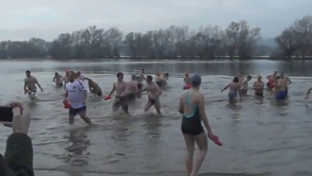 Neujahrstauchen Ingelheim am Rhein 2015 смотреть онлайн