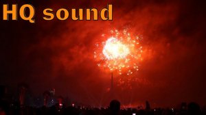 Праздничный салют и ПУШКИ 9 мая 2019 года (звук высокого качества)