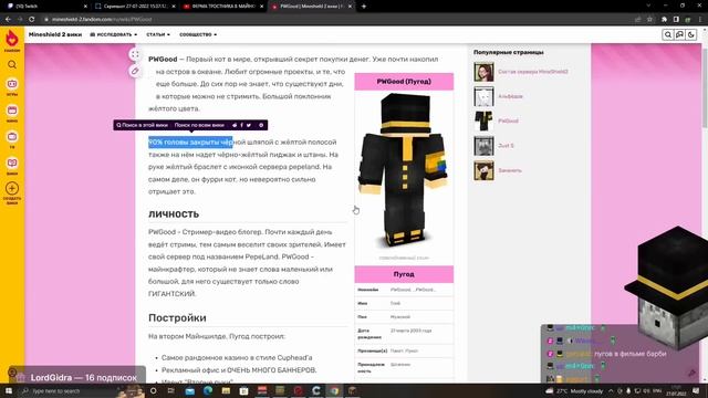 ПУГОДА ДОБАВИЛИ НА ВИКИ МАЙНШИЛД 3 смотреть онлайн