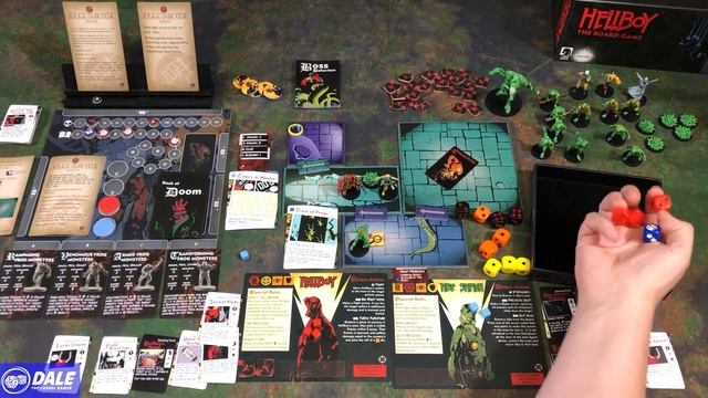 HELLBOY the Board Game - Playthrough with Set-Up and Basics of Game Play смотреть онлайн