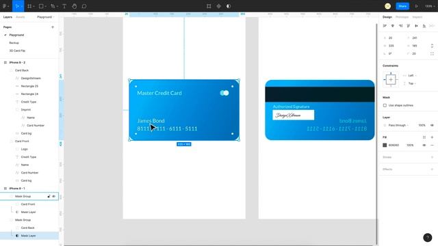 How to Create a Card Flip Animation in Figma смотреть онлайн
