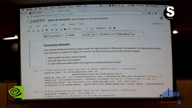 Data Education DC - Blaze: The Power of Super Fast Distributed Python ** смотреть онлайн