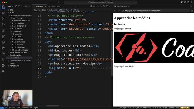 Tuto Devenez développeur Web (HTML, CSS et Javascript) : Le cours complet смотреть онлайн