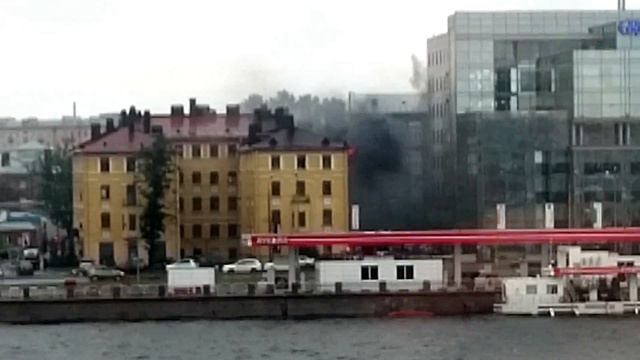 20160706 пожар на Выборгской наб 53 смотреть онлайн