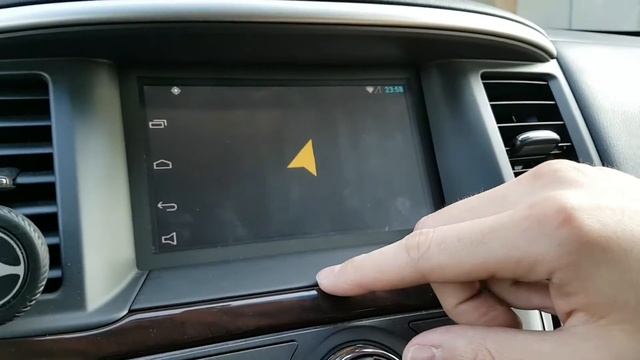 Nissan Pathfinder 2017 установка Android нештатной мультимедии и навигации смотреть онлайн