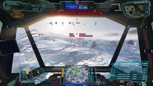 MechWarrior Online - Warhammer WHM-IIC-A ALPHA DOG Match смотреть онлайн