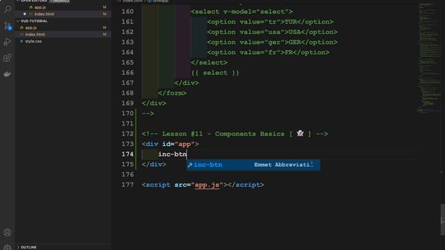 Vue.js 3 Tutorial for Beginners #11 - Components Basics смотреть онлайн
