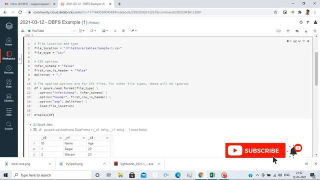 How to read CSV file in PySpark | Databricks Tutorial | смотреть онлайн