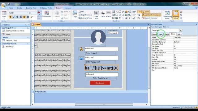 How to create captcha in access, captcha login system смотреть онлайн