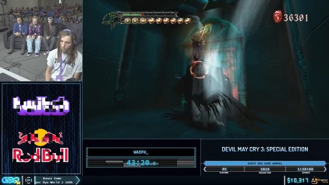 Devil May Cry 3: Special Edition by Waifu in 1:15:19 - GDQx 2019 смотреть онлайн