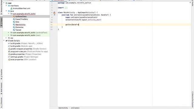Android Retrofit Example in kotlin | Coronavirus Tracker App | Android Development смотреть онлайн