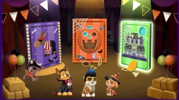 Paw Patrol Halloween Puzzle Party Games |Family Games | Paw  Patrol Games | Games|Rubble Nickelodeo