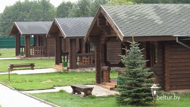 База отдыха Слободка - экстерьеры коттеджей №№6-8, Отдых в Беларуси смотреть онлайн