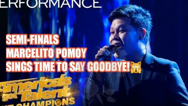 MARCELITO SINGS TIME TO SAY GOODBY смотреть онлайн