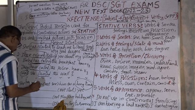VII ENGLISH TEXT BOOK UNIT1,GRAMMAR ,PRESENT PERFECT TENSE &STATIVE VERB, VIDEO 2 FOR DSC/SGT EXAM смотреть онлайн