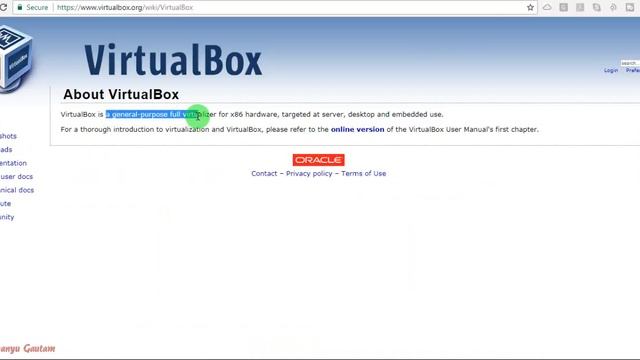 Oracle Virtual Box Introduction смотреть онлайн