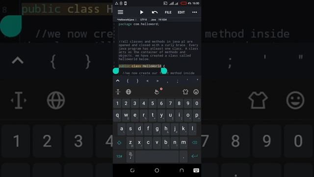 CODING THE HELLO WORLD PROGRAM IN JAVA USING ANDROID PHONE смотреть онлайн