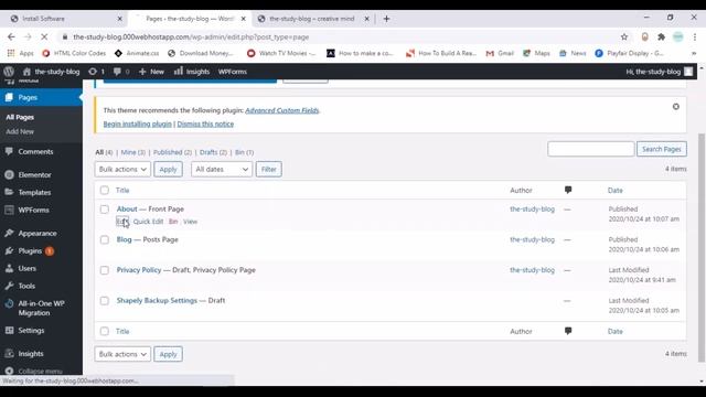 Make a blog with wordpress|Wordpress tutorial for beginners смотреть онлайн