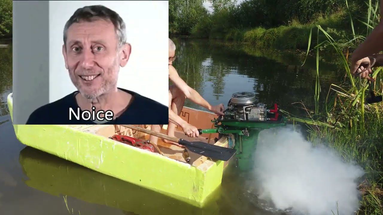 ОНО плавает, Пенопласт и бензиновый мотор ветерок смотреть онлайн