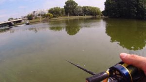 Спиннинг для крупных приманок. Nautilus Basstard. Ловля с маленькой ПВХ лодки.