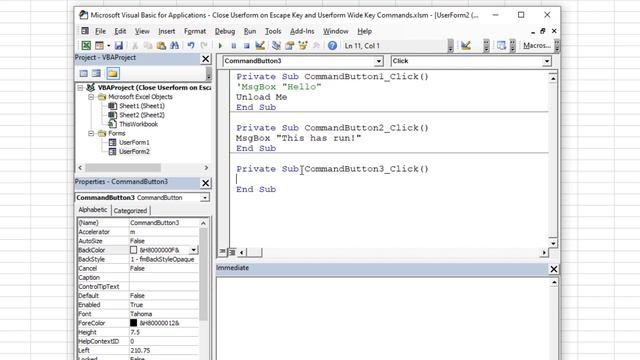 Excel Userform - Trigger Hidden Buttons With Keyboard Combination Shortcuts ExcelVbaIsFun смотреть онлайн