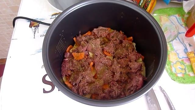 Картошка с фаршем в мультиварке смотреть онлайн