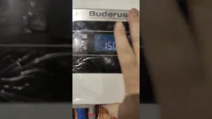Запуск котла Buderus logomax U072-24K