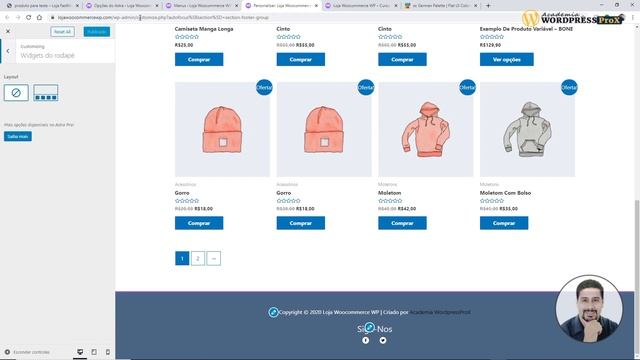 Configurando Tema Astra - Curso Grátis de Loja Virtual WooCommerce Wordpress - Pt11 смотреть онлайн