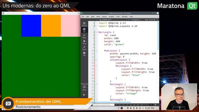 Maratona Qt - Dia 1 - UIs modernas: do zero ao QML смотреть онлайн