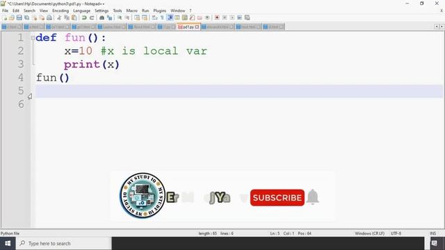 What is Local & Global Variable in Python with Example | Difference between Local & Global Variable смотреть онлайн