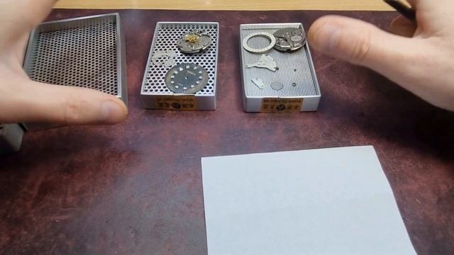 Коробки для сушки мелких и крупных деталей часов,ремонт часов. смотреть онлайн