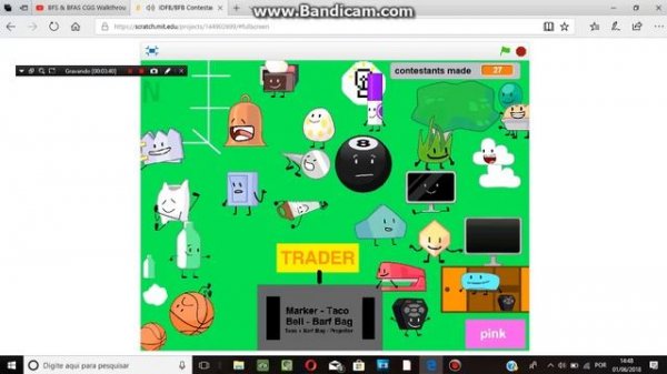 idfb/bfb contestant generator game