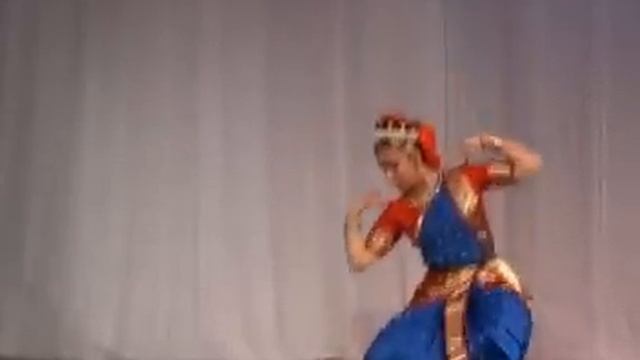 Индийский танец Dasavataram Kuchipudi Elena Tarasova смотреть онлайн