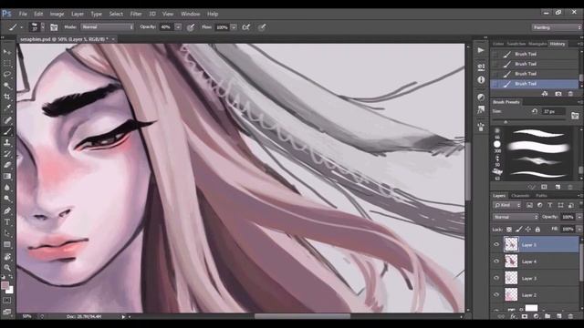 SpeedPaint 3: Seraph [Photoshop]
