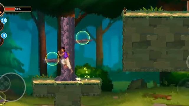 Отличный платформер Aladdin Prince Adventures - Ali Adventures level 12-15 & битва с боссом - Паук смотреть онлайн