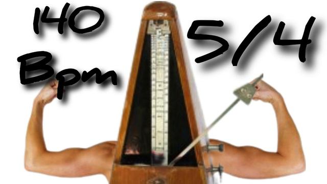 140 bpm metronome with silence 5/4 смотреть онлайн