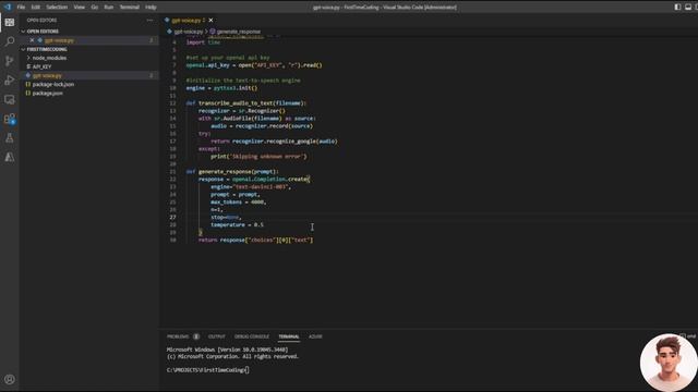 How to create a ChatGPT Voice Assistant using Python смотреть онлайн