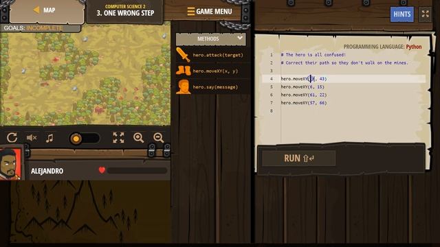 CodeCombat Level 3 Python Computer Science 2 Tutorial with Answers смотреть онлайн