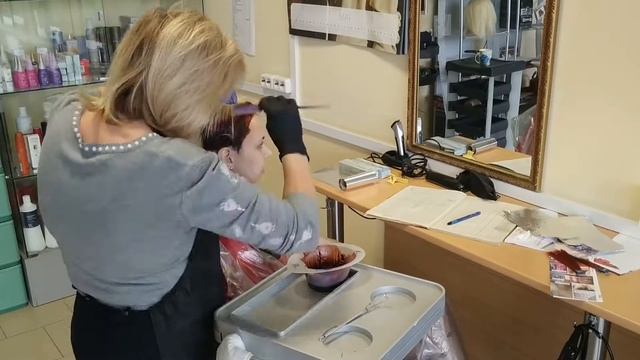 Модное окрашивание, креатив, процесс. SWETLINE, учебный центр (Тверь) смотреть онлайн